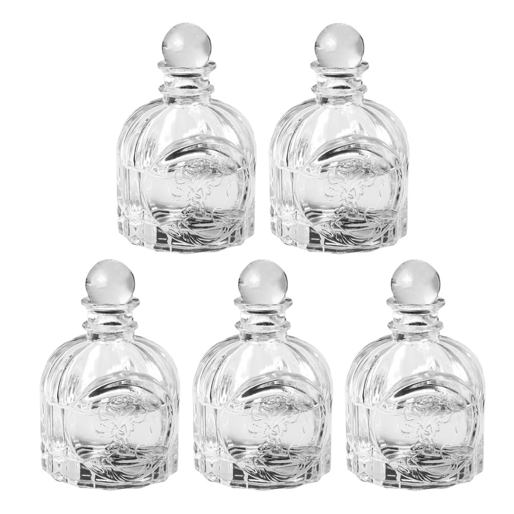Home Fragrance For Diffuser - 5Sets Fragrance Bottles Transparent French Style