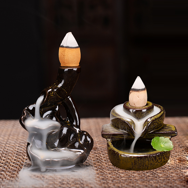 Home Fragrance Miniso - Small Backflow Incense Burners Gourd Turn