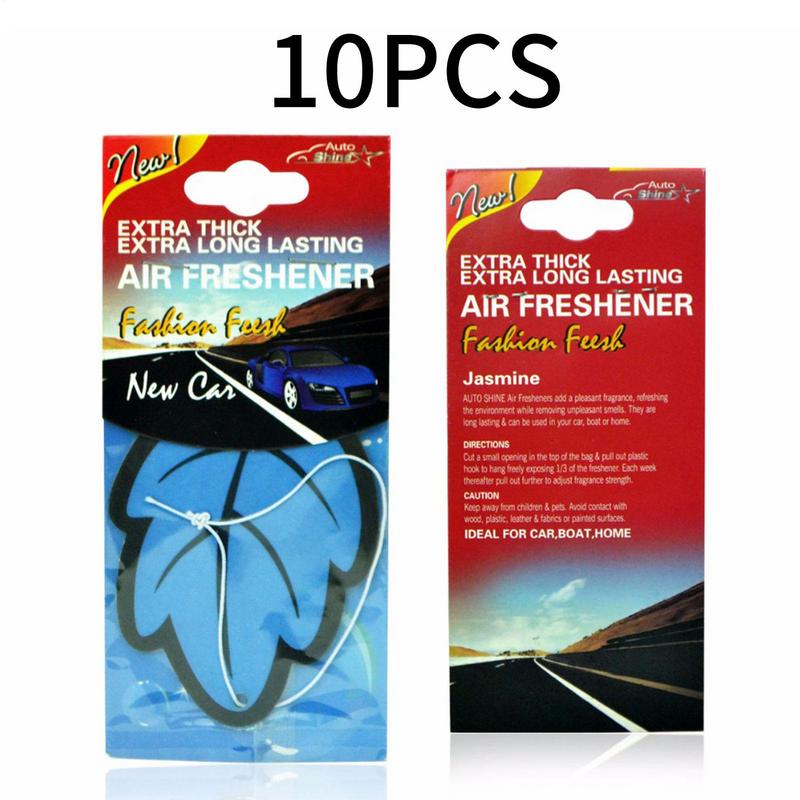 Home Fragrance Vanilla - 10PCS Car Air Freshener Natural Scented