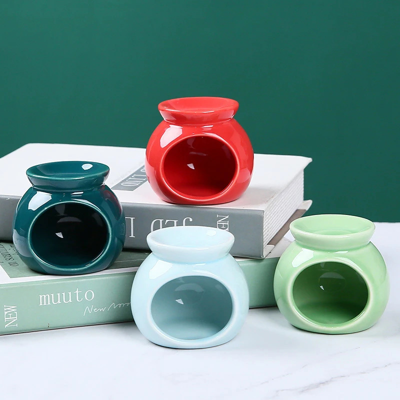 Home Fragrance Items - Porcelain Aroma Burner Essential Oil Furance