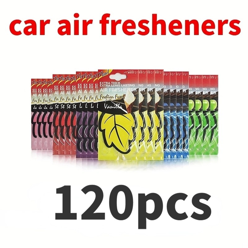 Home Fragrance Vanilla - 120pc home Air Freshener Natural Paper