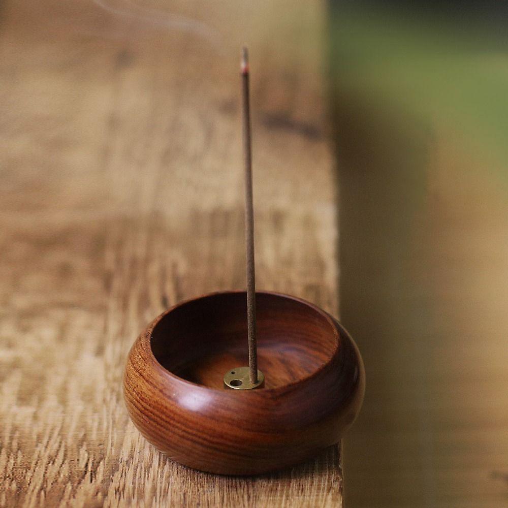 Wooden Mini Incense Holder 4 H - Home Fragrance Miniso review and price