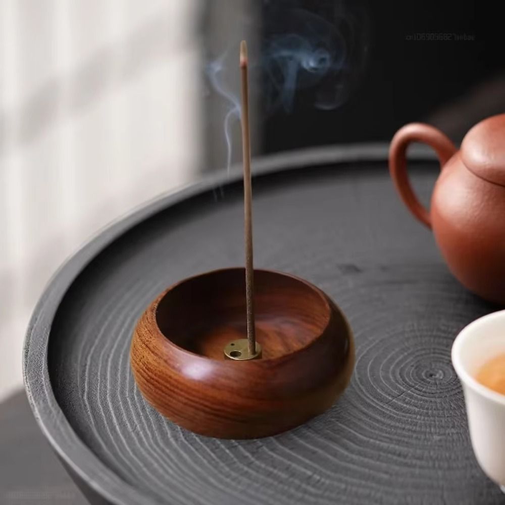 Wooden Mini Incense Holder 4 H - Home Fragrance Miniso review and price
