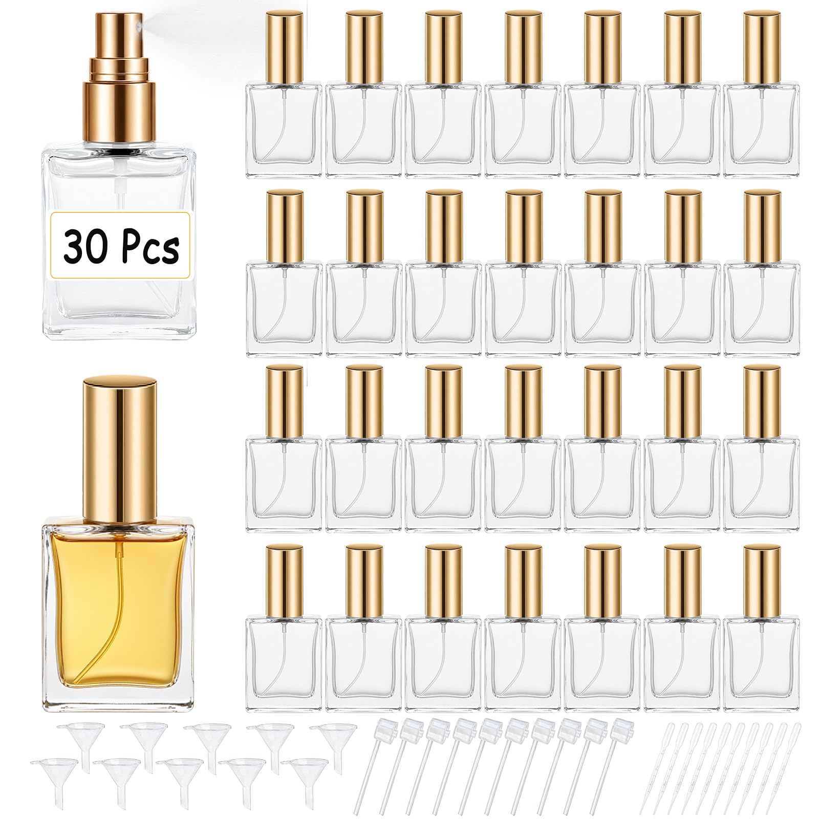 High quality 30 15ml clear gla - Perfume Atomizer Travel review and price