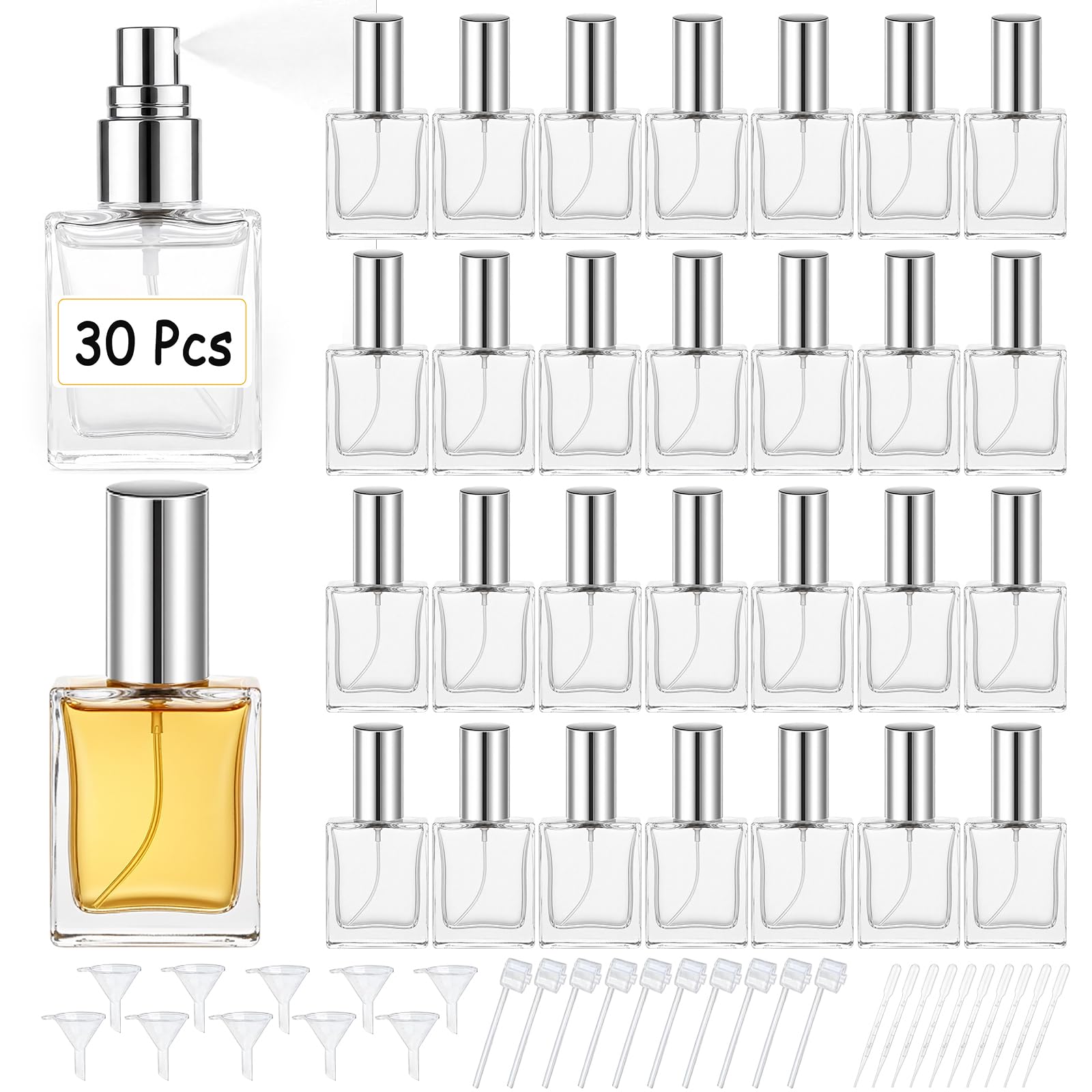 High quality 30 15ml clear gla - Perfume Atomizer Travel review and price