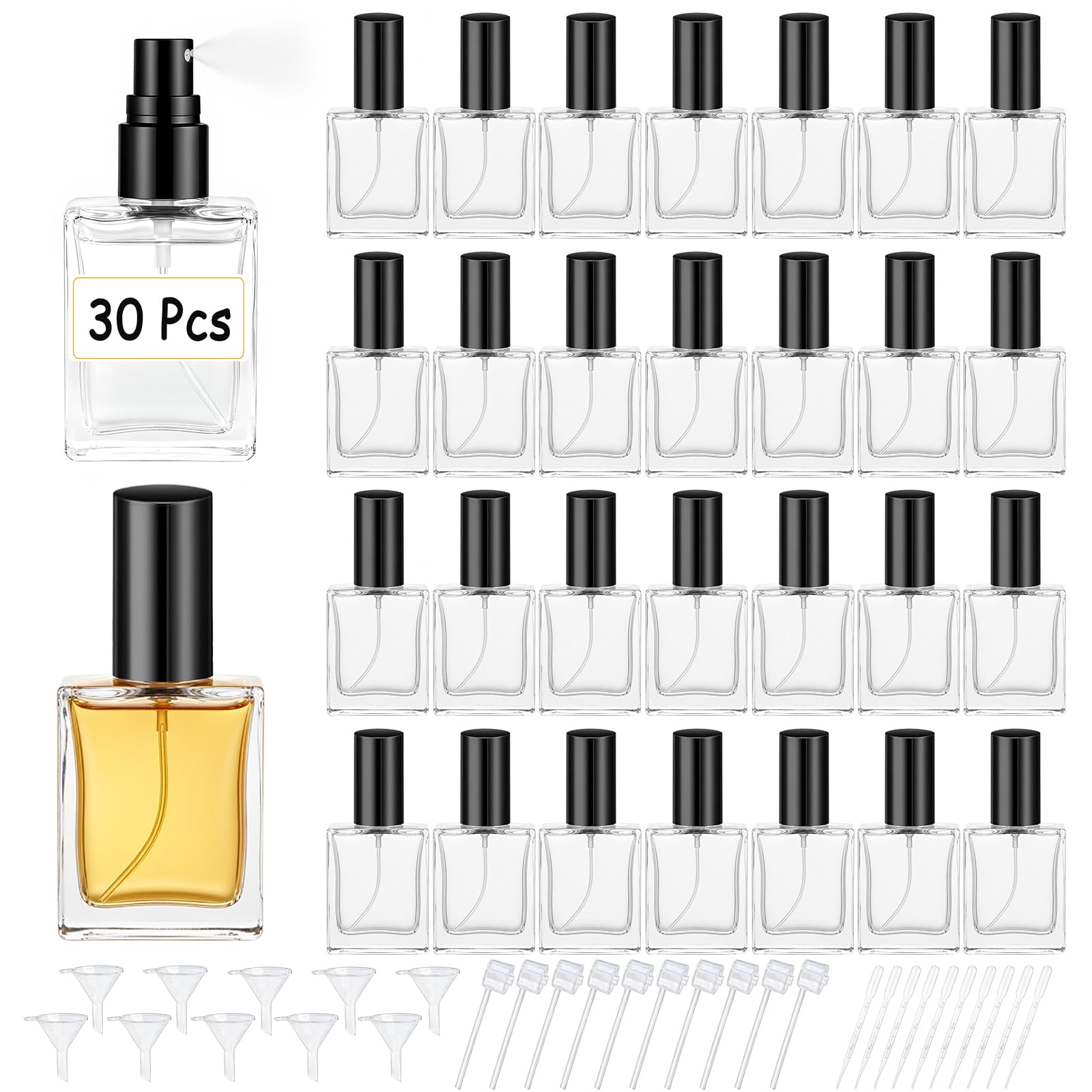 High quality 30 15ml clear gla - Perfume Atomizer Travel review and price