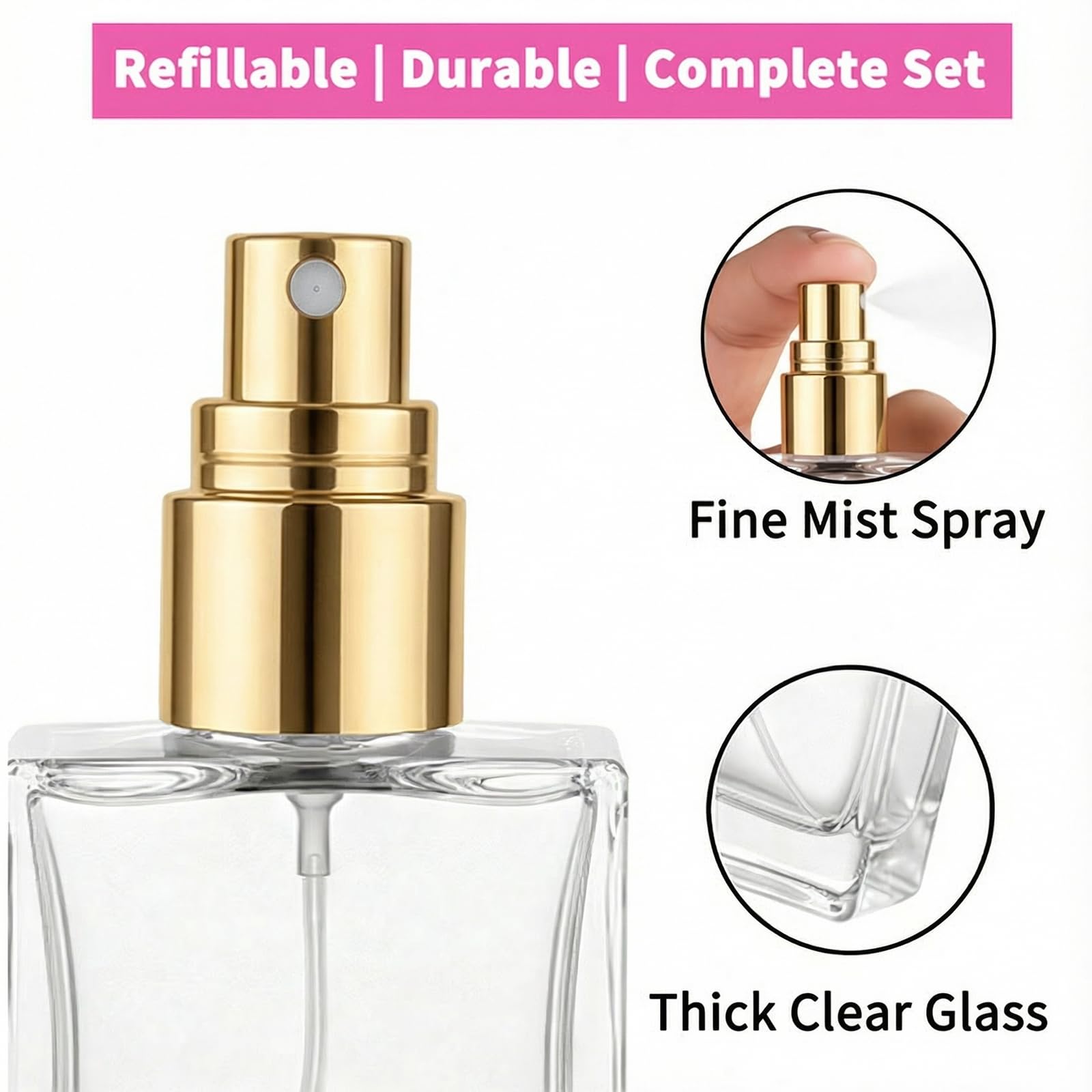 High quality 30 15ml clear gla - Perfume Atomizer Travel review and price
