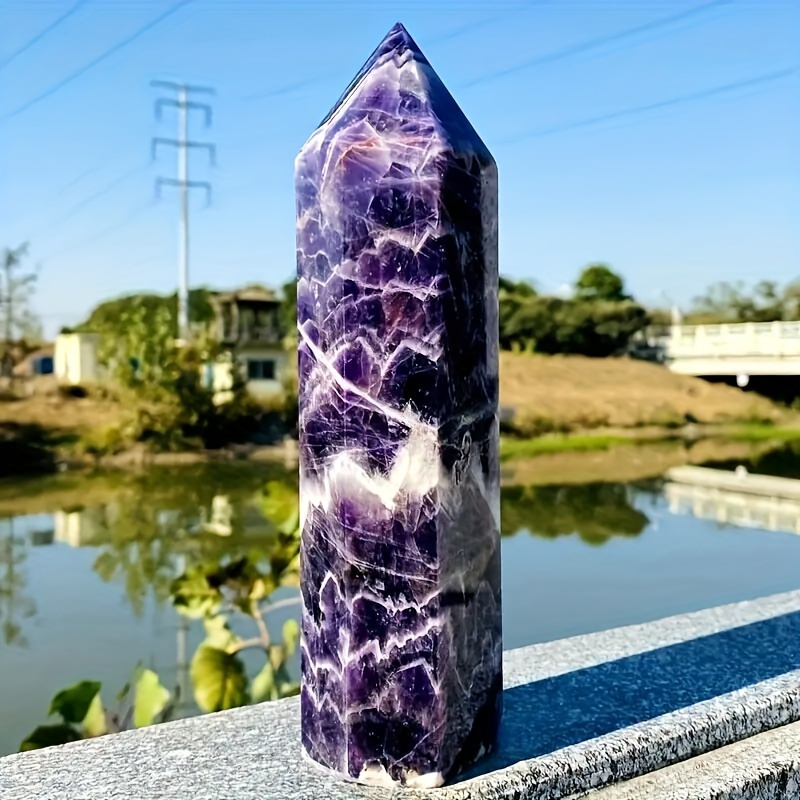 Natural amethyst  point tower, - Home Fragrance Brand review and price