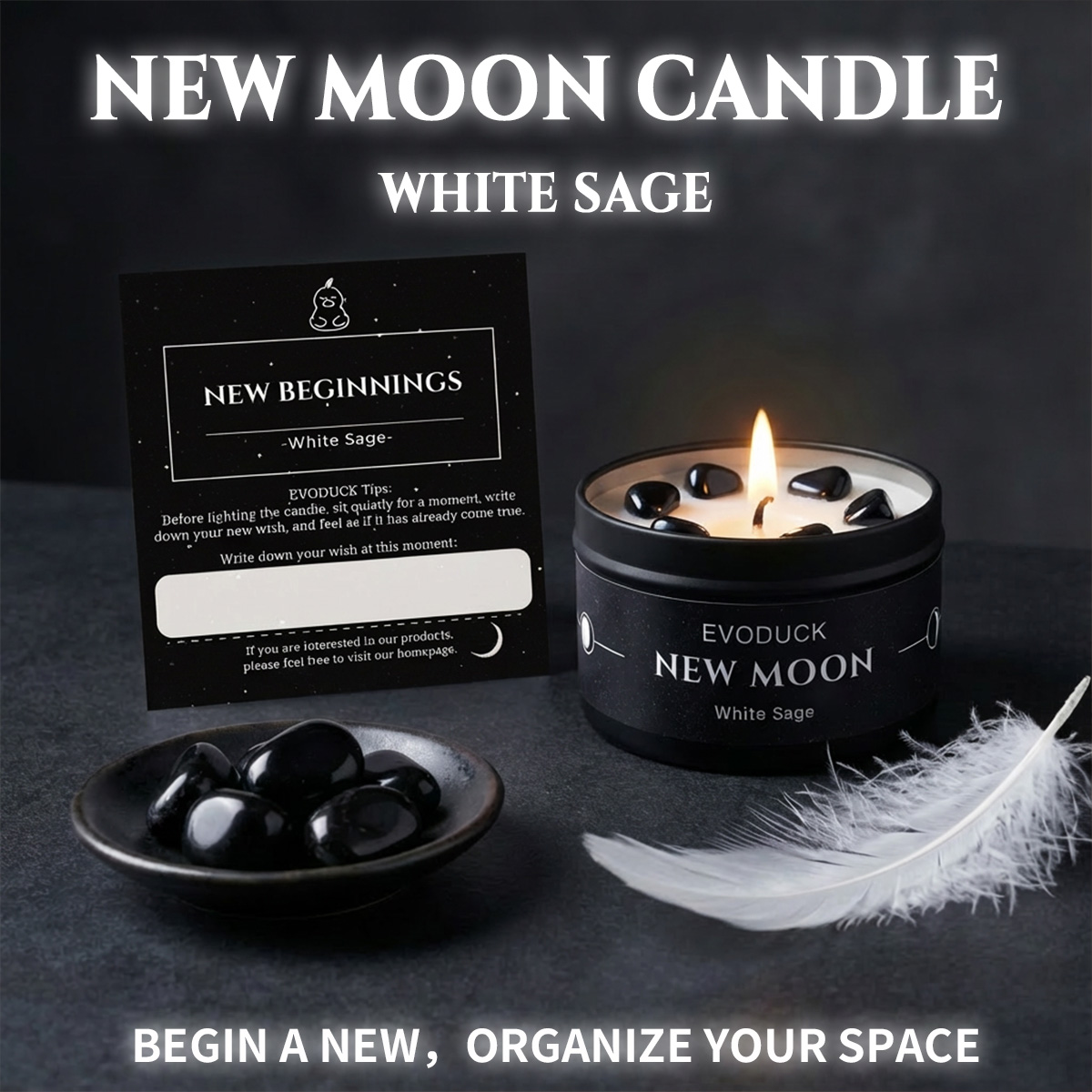 4PCS Moon Phase Crystal Scente - Home Fragrance Gift Set Rituals review and price