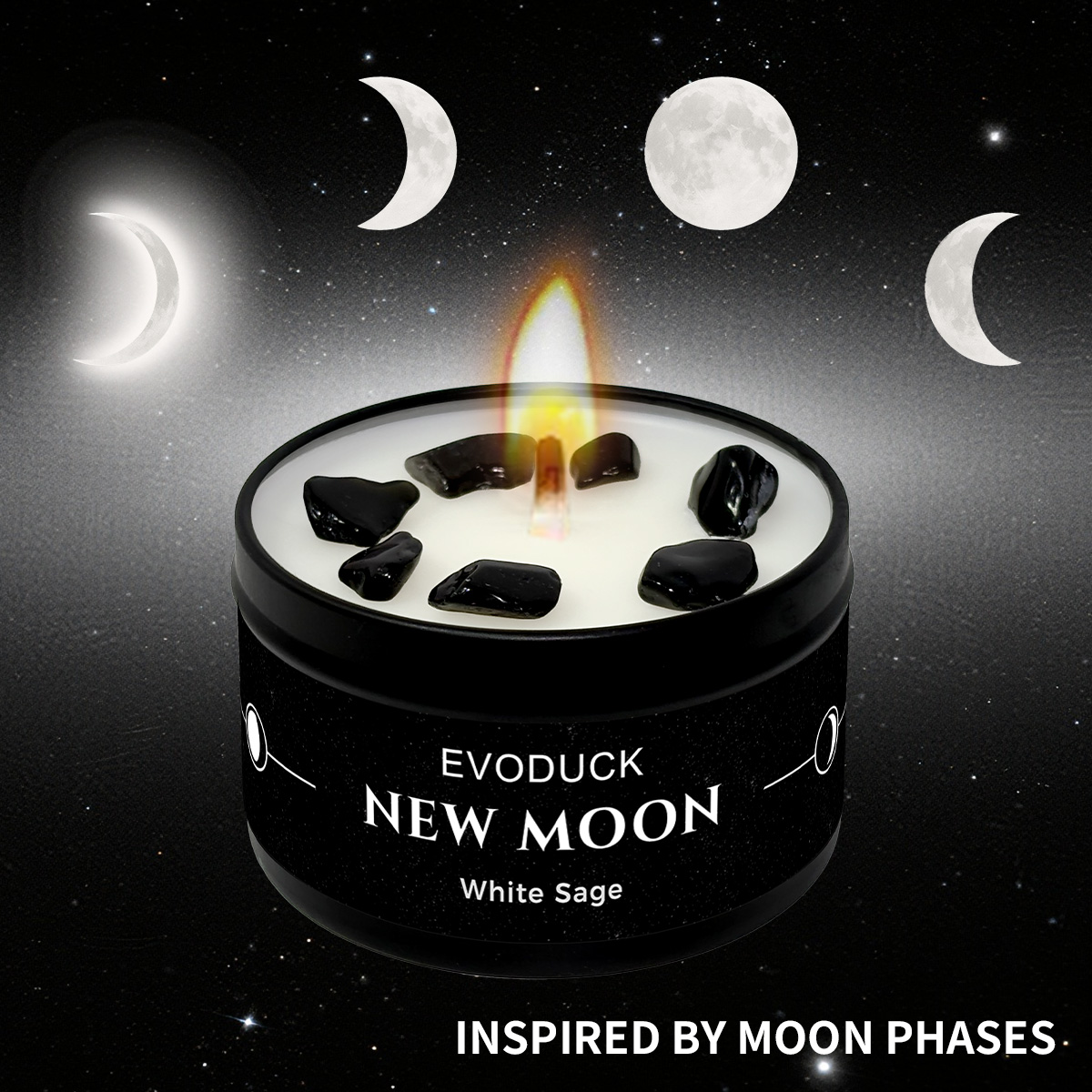 4PCS Moon Phase Crystal Scente - Home Fragrance Gift Set Rituals review and price
